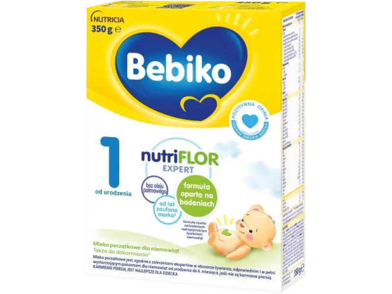 Bebiko 1 nutriFLOR EXPERT mleko początkowe dla niemowląt od urodzenia, proszek, 350 g