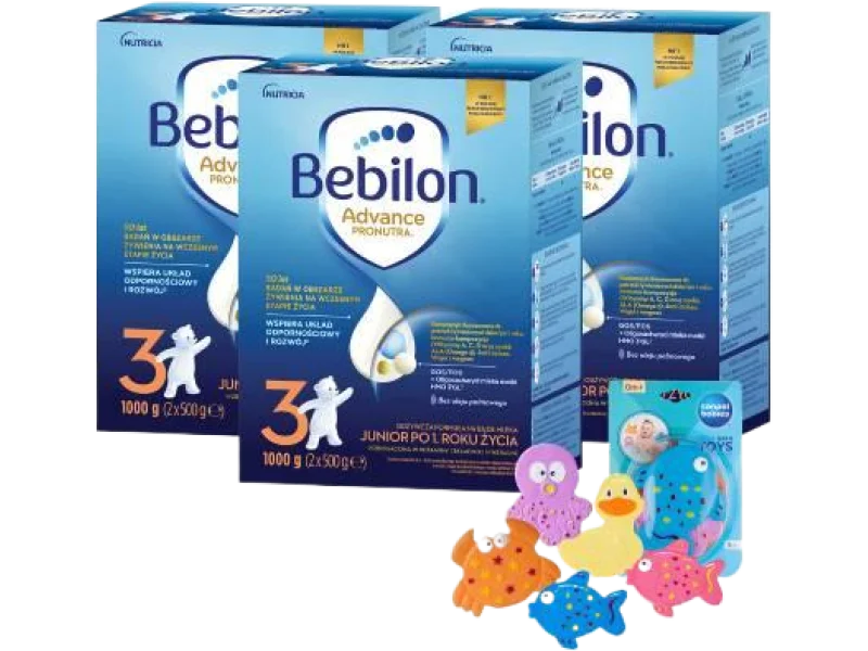 Bebilon 3 Pronutra Junior Formuła na bazie mleka po 1. roku życia, proszek, 800 g