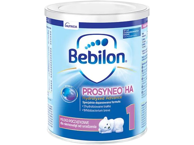 Bebilon Prosyneo HA 1 Mleko początkowe dla niemowląt od urodzenia, proszek, 400 g