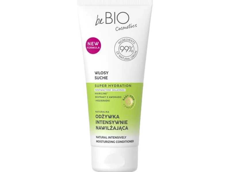 BeBio Baby Hair Complex, odżywka do włosów suchych, intensywnie nawilżająca, 200 ml