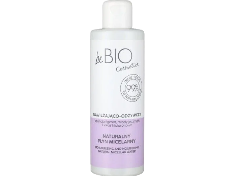 BeBio Naturalny płyn micelarny nawilżająco-odżywczy, 200 ml