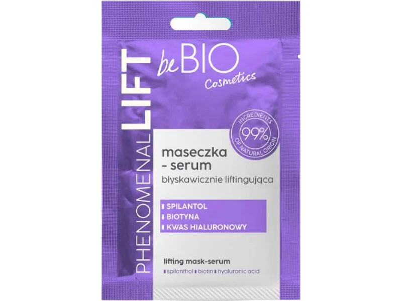 BeBIO PHENOMENAL LIFT maseczka-serum liftingująca, maska, 10 ml