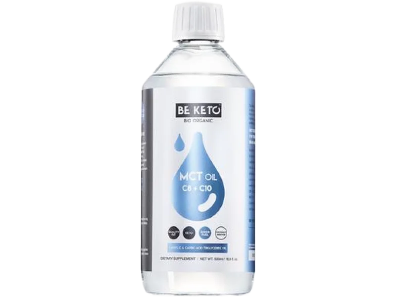 BeKeto MCT Oil Liquid C8 + C10, olej, 500 ml