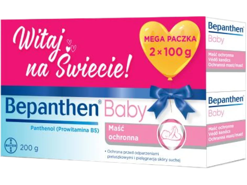 Bepanthen Baby Maść ochronna, 5%, 100g + 30g g