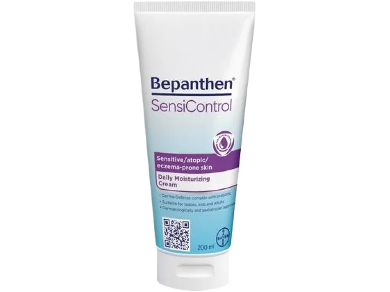 Bepanthen SensiControl Krem nawilżający do skóry atopowej, 200 ml
