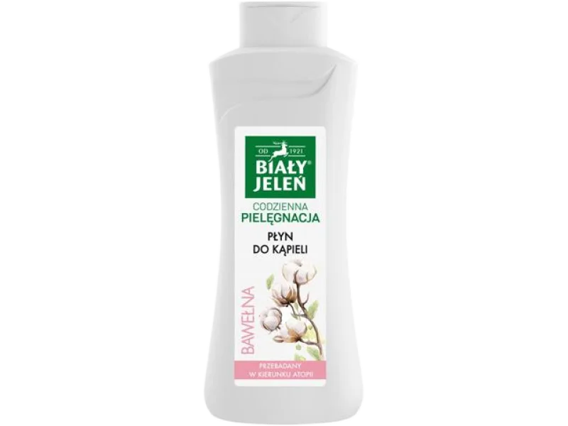 BIAŁY JELEŃ BAWEŁNA Płyn do kąpieli i pod prysznic, 750 ml