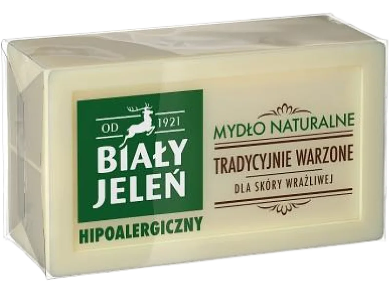 BIAŁY JELEŃ Hipoalergiczne mydło naturalne, 150 g