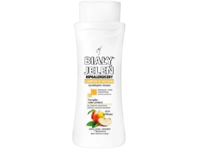 BIAŁY JELEŃ Hipoalergiczny do włosów jasnych, farbowanych blond i rozjaśnianych, szampon, 300 ml