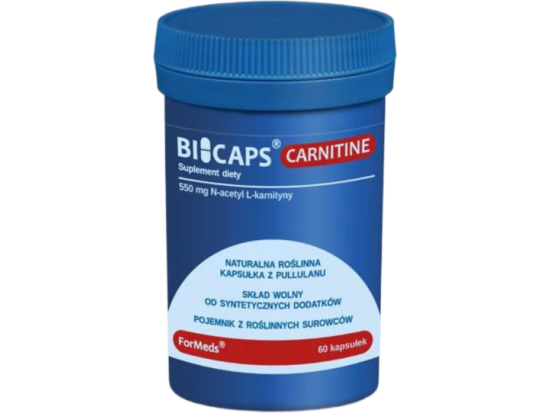 BICAPS Carnitine, kapsułki, 60 kaps.