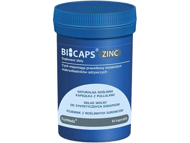 BiCaps Zinc, kapsułki twarde, 60 kaps.