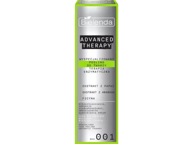 Bielenda Advanced Therapy terapia enzymatyczna, wyspecjalizowany, peeling, 30 ml
