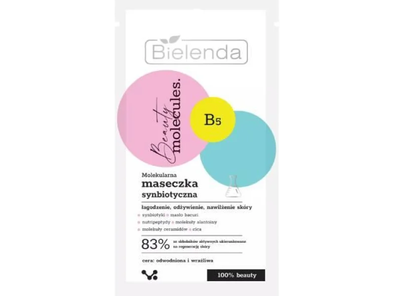 Bielenda Beauty Molecules synbiotyczna molekularna, maska, 8 g