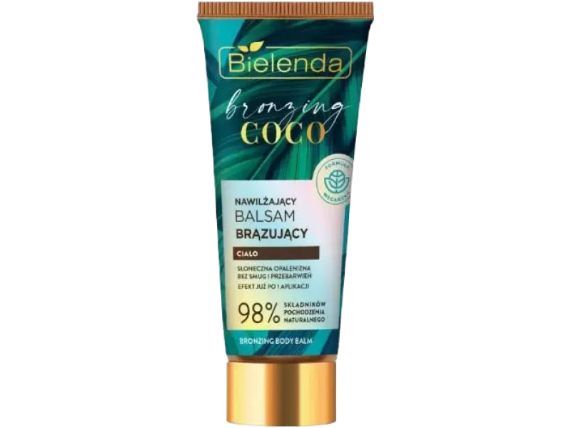 Bielenda Bronzing Coco nawilżający brązujący do ciała, balsam, 200 ml
