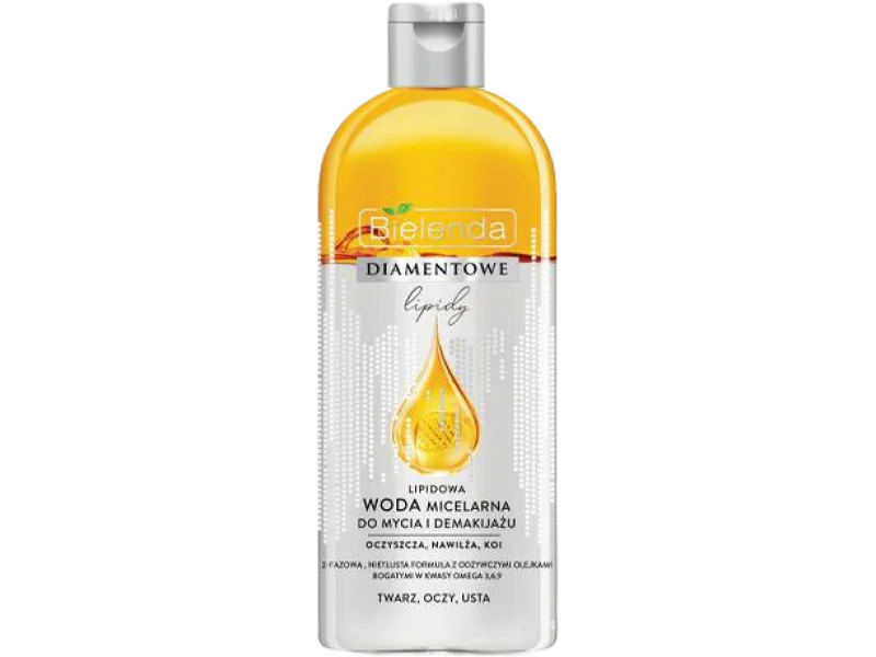 Bielenda Diamentowe Lipidy lipidowa woda micelarna, płyn, 425 ml
