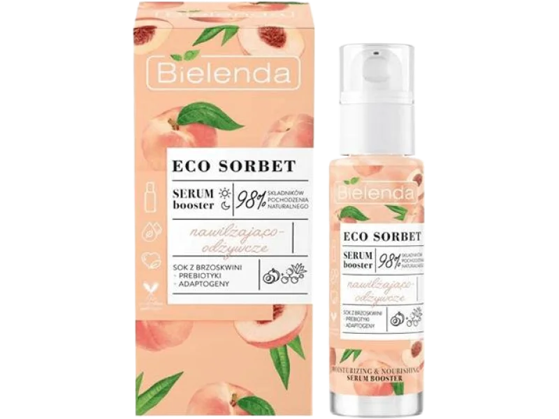 Bielenda Eco Sorbet brzoskwinia booster nawilżająco-odżywcze, serum, 30 ml