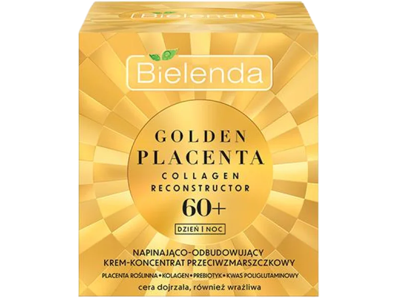 Bielenda Golden Placenta napinająco-odbudowujący krem przeciwzmarszczkowy 60+, 50 ml