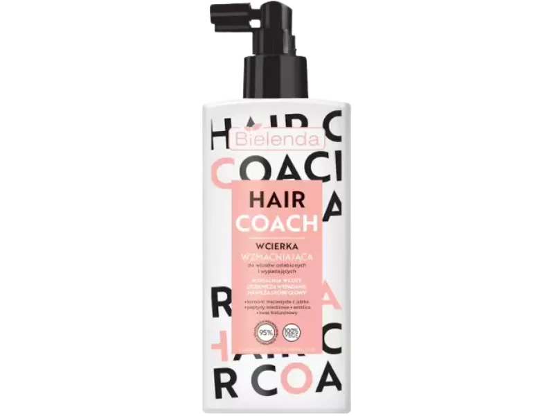 Bielenda Hair Coach wcierka wzmacniająca do włosów osłabionych i wypadających, 150 ml