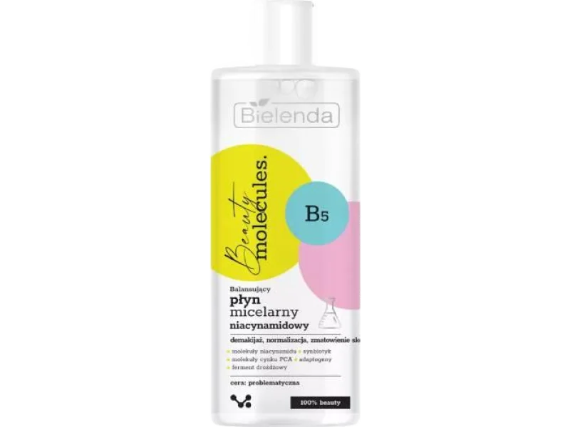 Bielenda Molecules balansujący płyn micelarny niacynamidowy, 500 ml