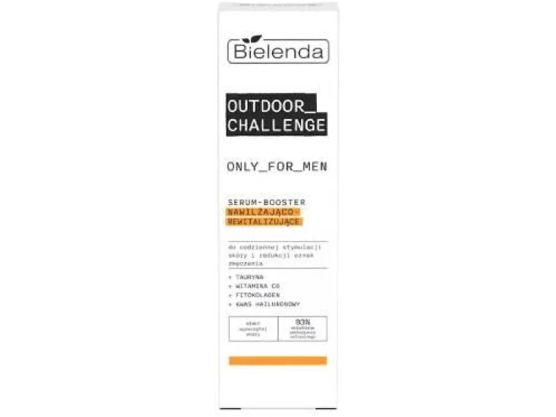Bielenda Only For Men Outdoor Challenge, serum-booster nawilżająco-rewitalizujące, 30 ml