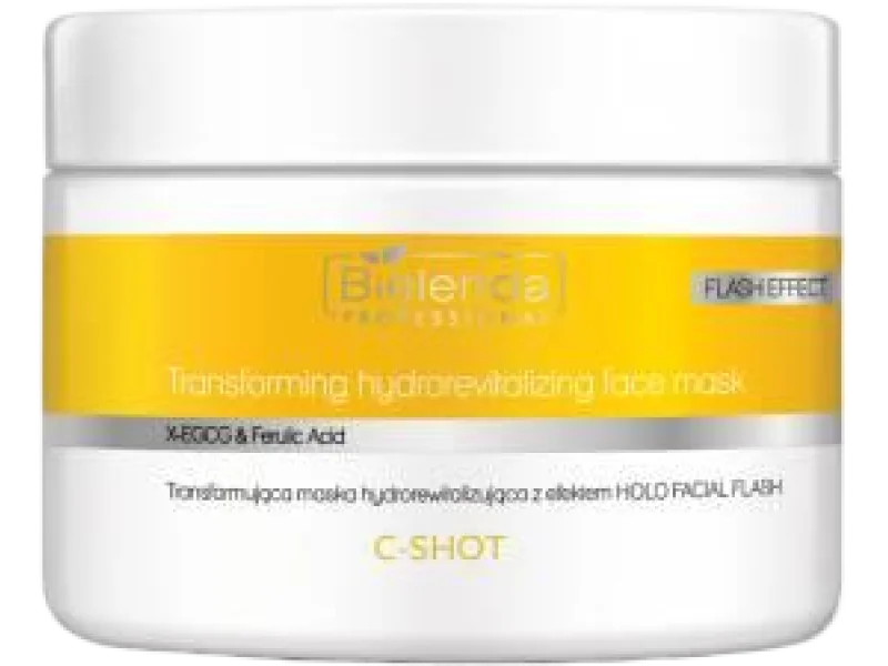BIELENDA PROFESSIONAL C-SHOT Transformująca maska hydrorewitalizująca z efektem HOLO FACIAL FLASH, 150 ml