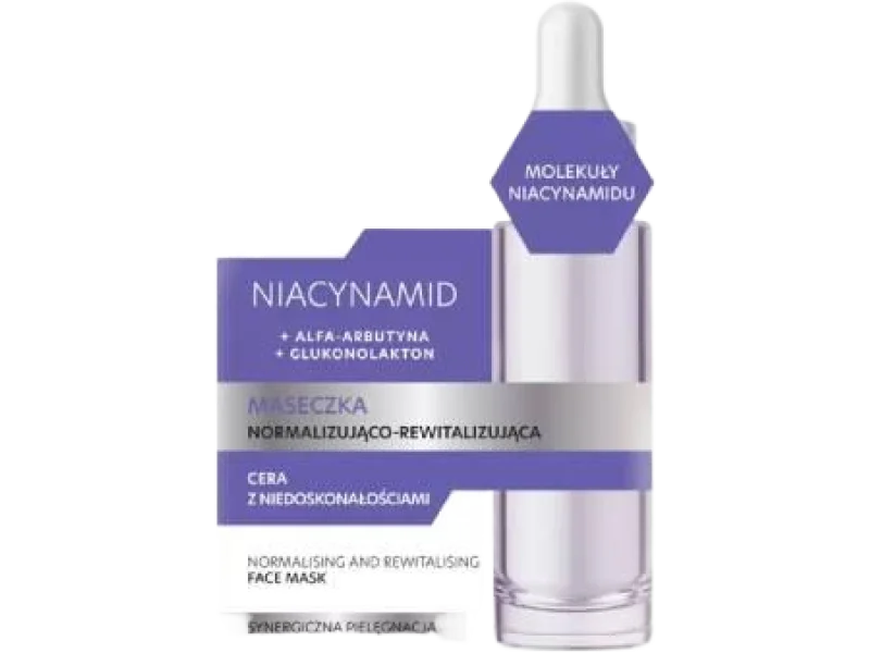 Bielenda Professional Skin Clinic Niacynamid, normalizująco-rewitalizująca, maska, 8 g