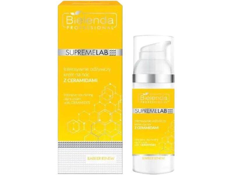 BIELENDA PROFESSIONAL SUPREMELAB Barrier Renew Intensywnie odżywczy krem na noc z ceramidami, 50 ml