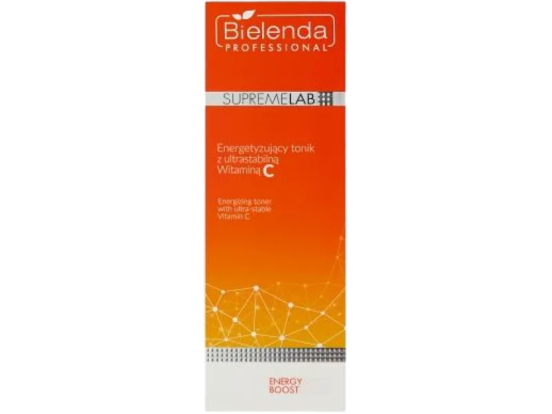 Bielenda Professional Supremelab Energy Boost energetyzujący tonik z ultrastabilną witaminą C, 200 ml
