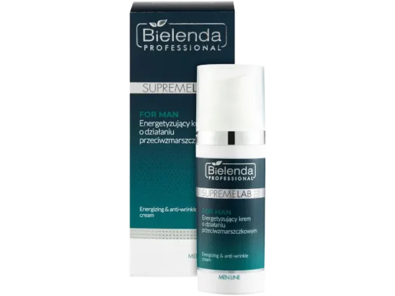 Bielenda Professional SupremeLab For Man energetyzujący krem o działaniu przeciwzmarszczkowym, 50 ml