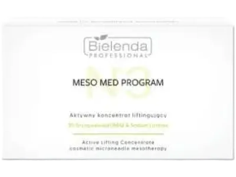 Bielenda Professional Zestaw aktywnych koncentratów liftingujących z DMAE, ampułki, 30 ml