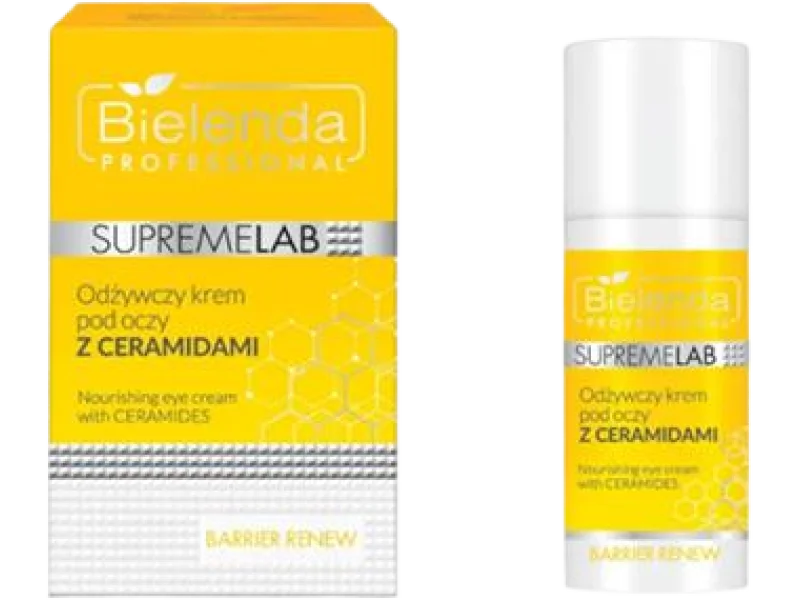 Bielenda Supremelab Barrier Renew odżywczy krem pod oczy z ceramidami, 15 ml