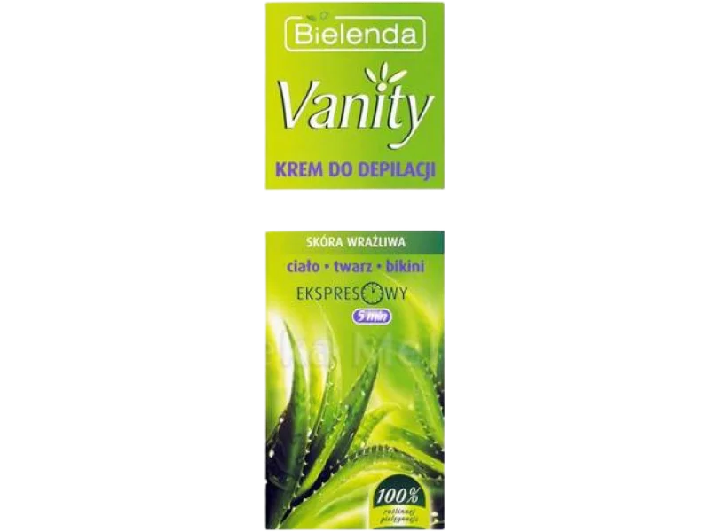 BIELENDA VANITY krem do depilacji z aloesem, 100 ml