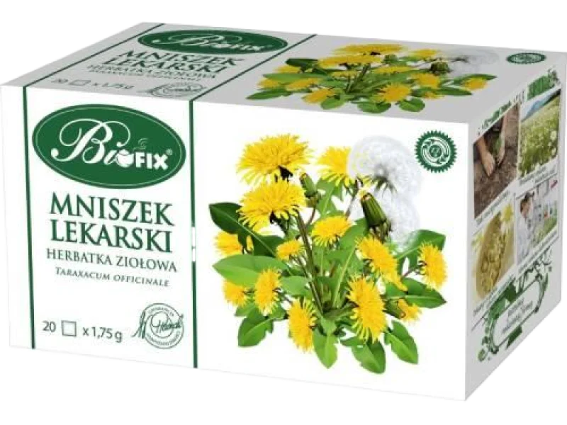 BiFix Herbata ziołowa Mniszek lekarski, saszetki, 20 g