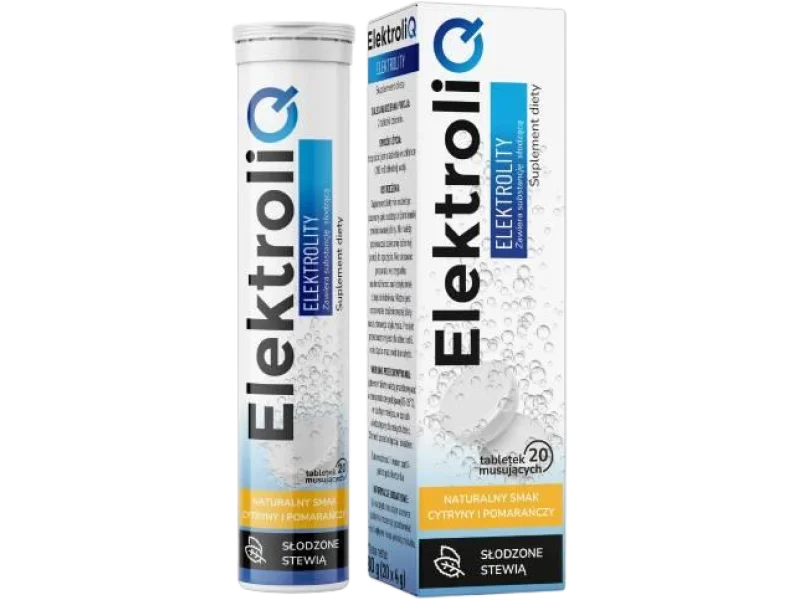 BioceriQ Pharma ElektroliQ, tabletki musujące, 20 tabl.