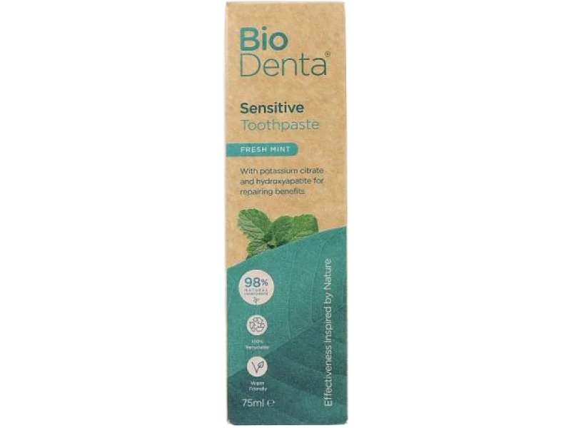 BIODENTA Sensitive Fresh Mint Pasta do zębów, 75 ml