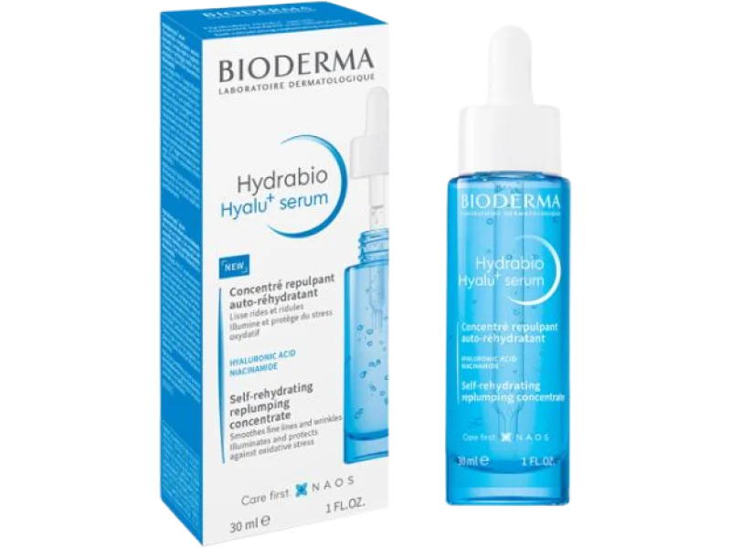 BIODERMA HYDRABIO Hyalu+ Nawilżające serum przeciwzmarszczkowe, 30 ml