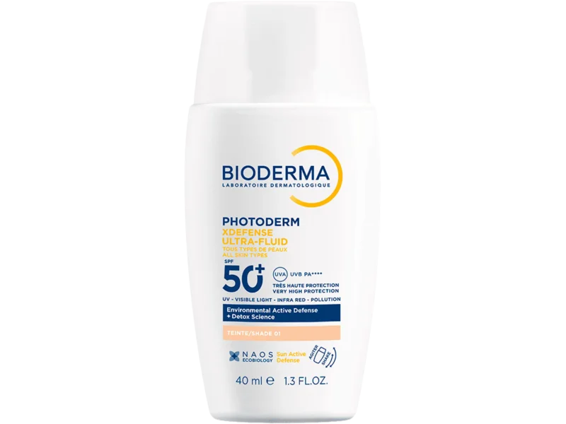 Bioderma Photoderm XDefense Ultra-Fluid, kolor 01, SPF 50+, 40 ml