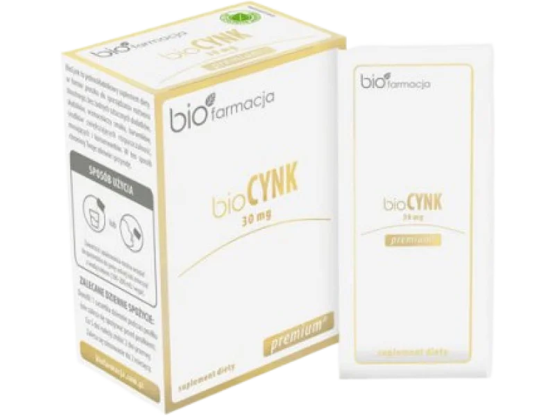 BIOFARMACJA Bio Cynk 30mg, saszetki, 30 mg, 20 sasz.