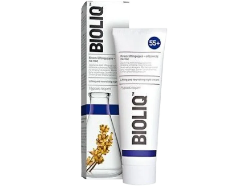 BIOLIQ 55+ Krem liftingująco – odżywczy na noc, 50 ml