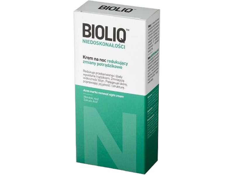 Bioliq Specialist krem na noc redukujący zmiany potrądzikowe, 30 ml