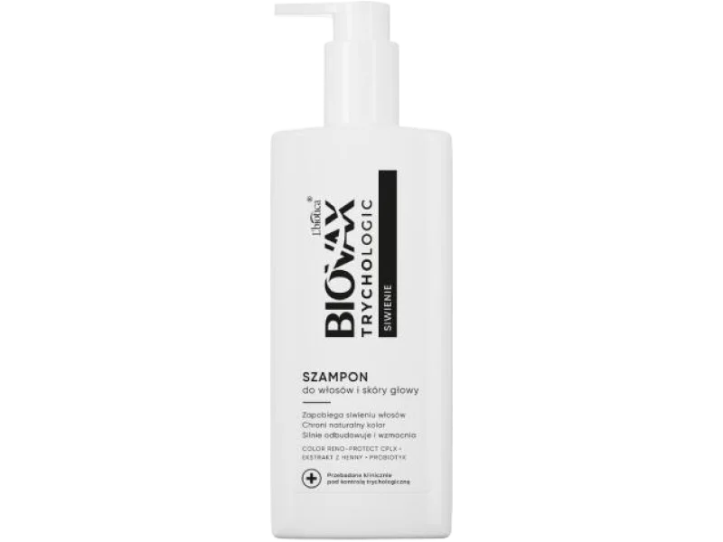 BIOVAX Trychologic Siwienie Szampon do włosów i skóry głowy, 200 ml