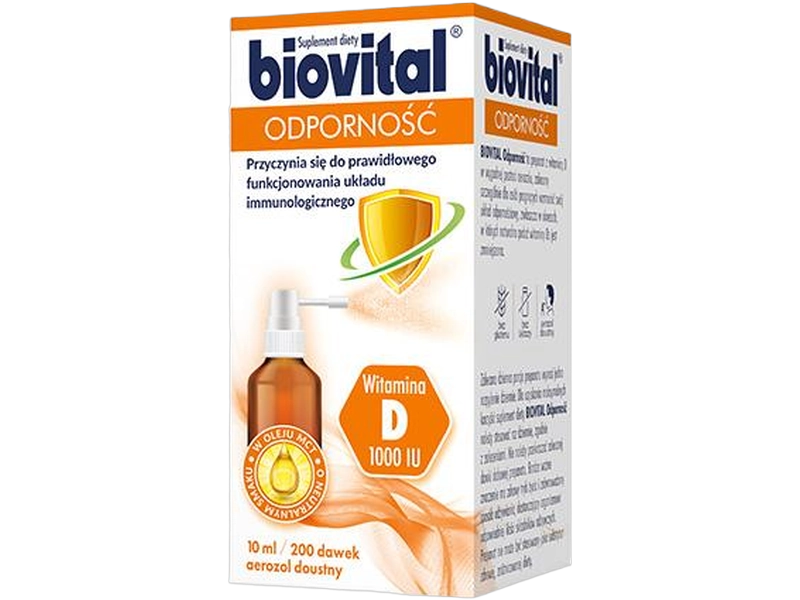 Biovital Odporność, aerozol, 25 µg, 10 ml