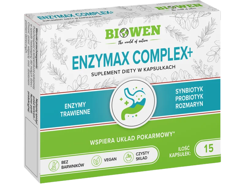 Biowen Enzymax Complex+, kapsułki, 90 kaps.