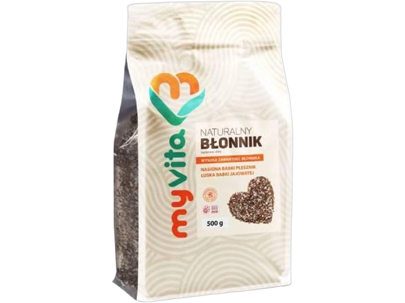 Błonnik naturalny MyVita, nasiona, proszek, 500 g