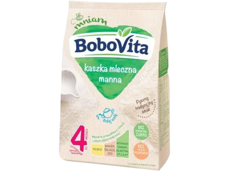 BoboVita Kaszka mleczna Manna, proszek, 230 g