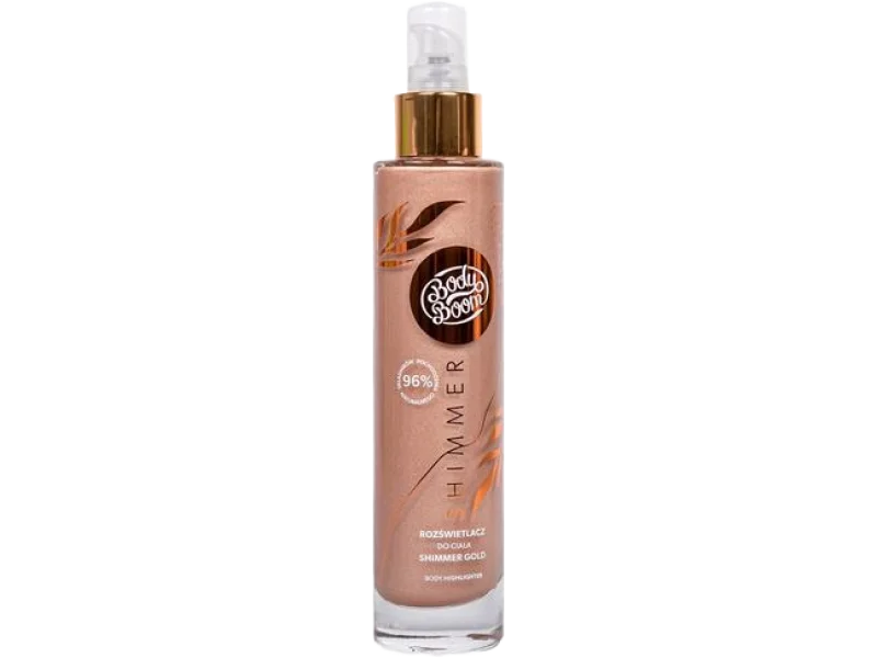BodyBoom rozświetlacz do ciała Shimmer Gold, 100 ml
