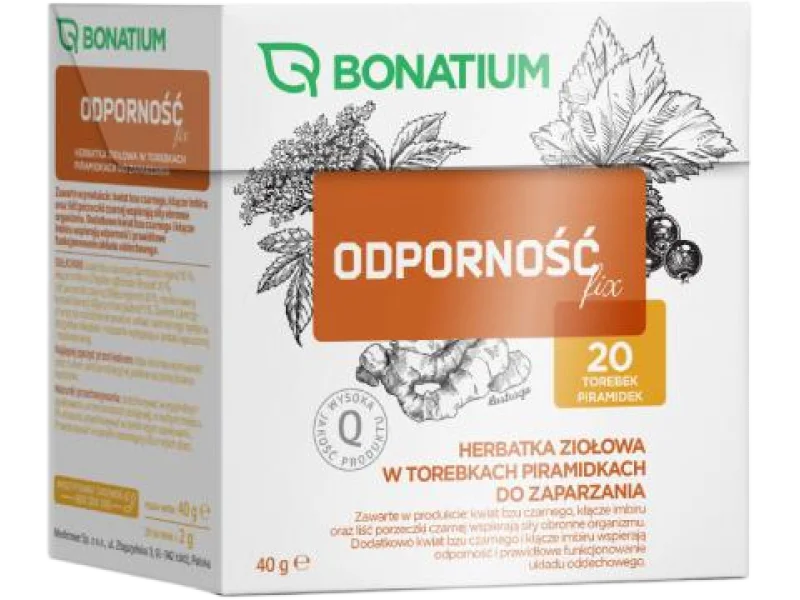 Bonatium Odporność fix, zioła do zaparzania, 20 szt.