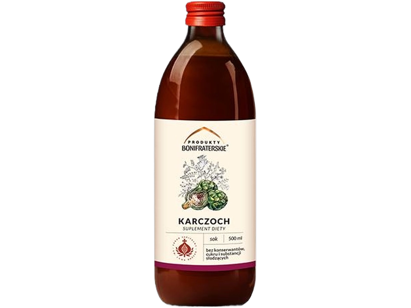Boni Fratres sok z karczocha, płyn, 500 ml