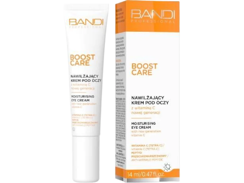 BOOST CARE nawilżający krem pod oczy z witaminą C nowej generacji, 14 ml