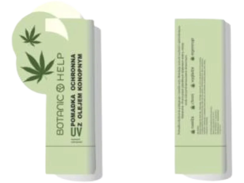 BotanicHelp Pomadka ochronna z olejem konopnym, filtrem UV, 5 g