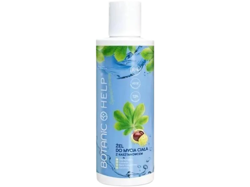 BotanicHelp Żel do mycia ciała z kasztanowcem, żel, 200 ml